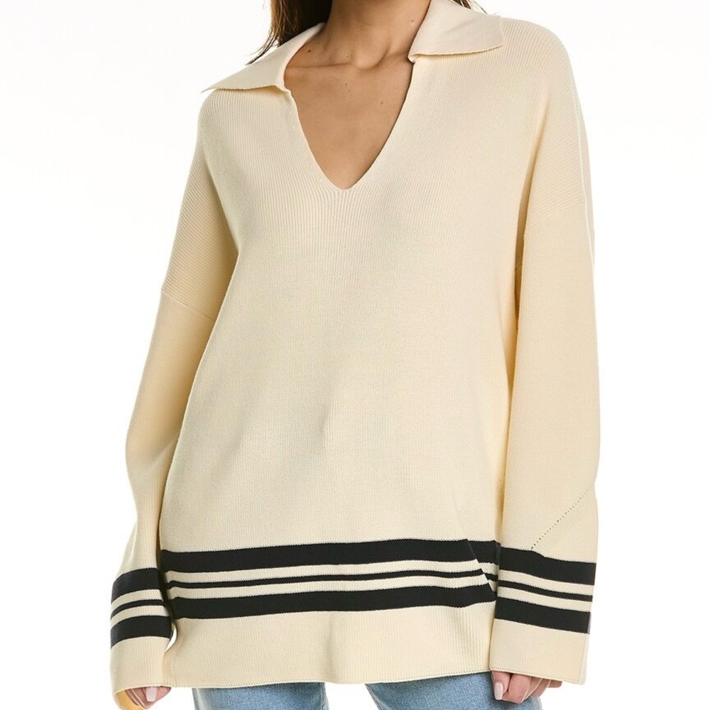 Rag&Bone Amy Striped Polo Tunic